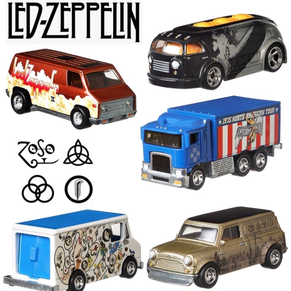 Led Zeppelin Hot Wheels Collection Set